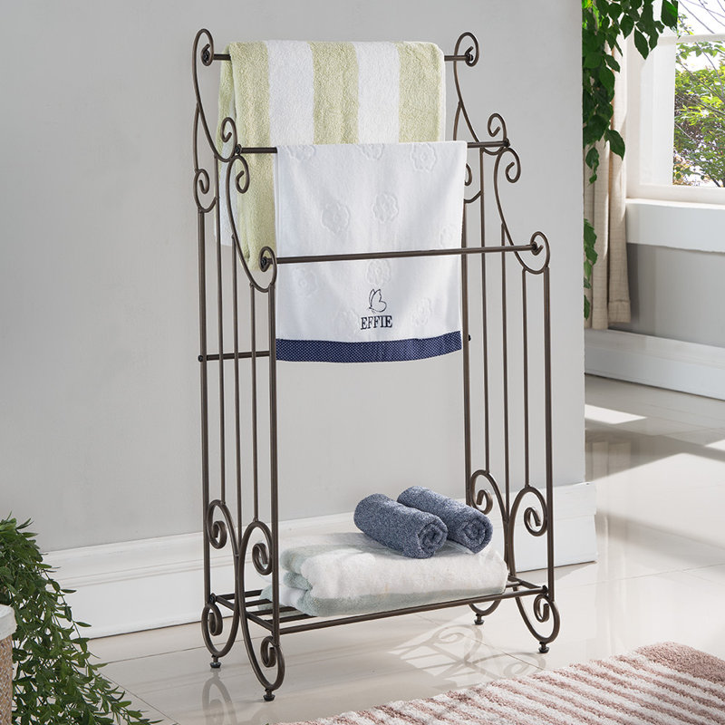 InRoom Designs Free Standing Towel Rack & Reviews Wayfair
